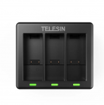 Telesin GP-BCG-902 3-slot Charger for GoPro Hero 12 / Hero 11 / Hero 10 / Hero 9