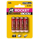 ROCKET Rocket rechargeable HR6 2700mAh Blister Pack 4pcs.