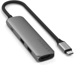 Satechi 4-1 USB-C Slim Multiport 4K-adapter, tht-hall (ST-P4SM)