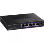 TRENDNET TEG-S350 vrgulliti Haljatud Gigabit Ethernet (10/100/1000) Must