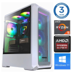 INTOP Ryzen 5 5600X 64GB 1TB SSD M.2 NVME+2TB RX6600 8GB WIN11