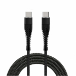 Fusion Accessories "Fishbone USB-C - USB-C 65W / 3A / 1.5m" Black
