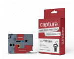 Capture 6mm x 8m Black on White Max Adhesive Tape