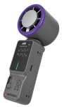 Verbatim Cool 'n' Go Ice Touch Pro Handheld Fan Grey/Purple