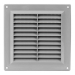 EUROPLAST GRILLE VENTILATION 150X150, GRAY