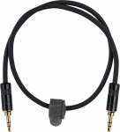 Fuj:tech 3,5 mm TRS 3,5 mm TRS helikaabel, 0,5 m, must