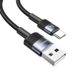 USAMS Kaabel USB na USB-C 3A 1.2m Kiirlaadimine stalowy/tarnish SJ718USBSG01 (US-SJ718)