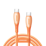 Joyroom S-A59 Vibrant Series 60W USB-C - USB-C kaabel 1,2 m - oran