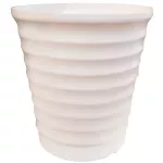 BESK Plastist lillepotid 35x38cm, valge