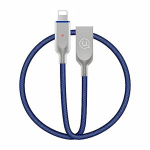 USAMS Kaabel power-off U-Sun Lightning niebieski/blue 1,9m IPYSUSB202 (US-SJ170)