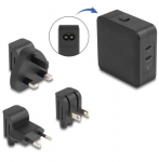DeLOCK 41443 mobile device charger Universal Black AC Indoor