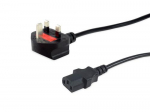 Equip UK Power Cord, C13 to BS1363, 7.5m, 10A Fuse