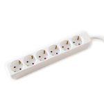Value Power Strip, 6x, white, 3m