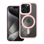 COLOR EDGE MAG COVER case compatible with MagSafe for IPHONE 15 Pro pink