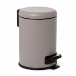 Pedal Bucket 3L Nordic stainless steel|brown