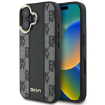DKNY DKHMP16MPCPVSLK iPhone 16 Plus 6.7" tarna/must kvakott ruuduline muster Magsafe