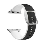 Beline Apple Watch rihm Silico nahast 38/40/41mm must-valge /must-valge karp