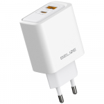 Beline 45W USB-A/USB-C pistikupesalaadija BLN2CW45, valge