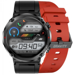 Gravity Smartwatch GT21-6 punase silikooni ribaga