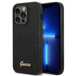 GUESS GUHCP14XHGGSHK iPhone 14 Pro Max 6,7" terny/must karedusega Glitter Scripti kest