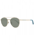 Benetton , United Colors of Sunglasses, Metallic Gold Oval, Unisex