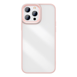 Baseus Crystal Phone Case Armor Case iPhone 13 Pro jaoks gelirammiga, roosa (ARJT001004) - OUTLET