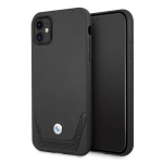 BMW Etui BMHCN61RSWPK iPhone 11 / Xr 6,1" tarny/must hardcase nahast perforatsiooniga