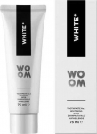Woom White+ valgendav hambapasta, vrskendav hingehk, 75 ml