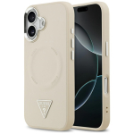 Etui Guess Triangle Logo MagSafe do iPhone 17 beowy