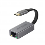 Promate GigaLink-C Adapter USB-C-st Gigabit Ethernet 10/100/1000 Mbps-ni