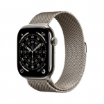 APPLE Sarja 11 GPS + Mobiilne 46mm loodusliku titaaniaparaatiga loodusliku Milanese kinnitus - M/L