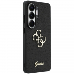 GUESS Samsung Galaxy S26 Ultra musta vrvi metallist mbruskate suure logo ja fikseeritud glitteriga