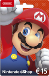 Nintendo eShop Gift Card 15 euros Activation Card