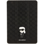 Karl Lagerfeld KLFC10SAKHPKK iPad 10.2" Folio Magnetkaant kogumbris tarny/must Saffiano Monogram Ikonik