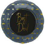 Folat Foil Balloon AND quot;Best Dad AND quot; 45cm