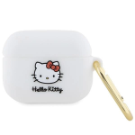 Hello Kitty Silikoon 3D Kassiksiplaat AirPods Pro - valge
