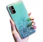 Fusion Accessories Fusion Glue Glitter Back Case silikoonist mbris Apple iPhone 11 Green jaoks