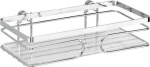 Wenko premium wall rack 24 x 13.5 x 6.5 cm stainless steel silver