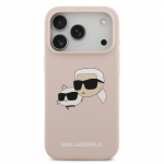 Karl Lagerfeld Vedelikust silikoonist MagSafe kaane Apple iPhone 17 Pro jaoks