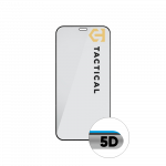 Tactical Klaasist kaitsekile 5D Apple iPhone'i 12 mini jaoks / must