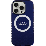 Audi IML Big Logo MagSafe Case iPhone 15 Pro 6.1" niebieski/meresinine kvakaaneline mbris AU-IMLMIP15P-Q5/D2-BE
