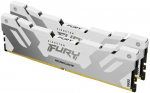 Kingston Technology FURY 32GB 6400MT/s DDR5 CL32 DIMM (2-osaline komplekt) Renegade White XMP