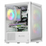 Logic Concept Arvuti korpus ATOS ARGB MINI 3.0 Valge