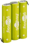 Goobay 3x AAA (Micro) - 800 mAh, jootmisjalaga (Z), (NiMH), 3,6 V