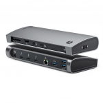 ALOGIC Thunderbolt 4 BLAZE dokk-jaama kolme Thunderbolt 4 vljundiga ja 90W toiteadapteriga Thunderbolt 4 dokk Macile AND