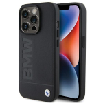 BMW BMHMP15LSLLBK iPhone 15 Pro 6,1-tolline must/must MagSafe nahast kuumtrkk