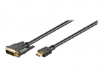 Goobay DVI-D HDMI 5m Black