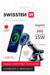Swissten Magnetiline Auto Hoidja Traadita Laadijaga 15W (MagSafe'iga hilduv)