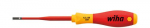 wiha Schlitzkruvikeeraja 6,5 mm SoftFinish-slimFix VDE1000V VDE Soonitud kruvikeeraja Tera laius: 6,5 mm Tera pikkus: 150 mm DIN 7437, DIN 5264, DIN ISO