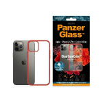 PanzerGlass ClearCase iPhone 12/12 Pro Punane Mandarin AB